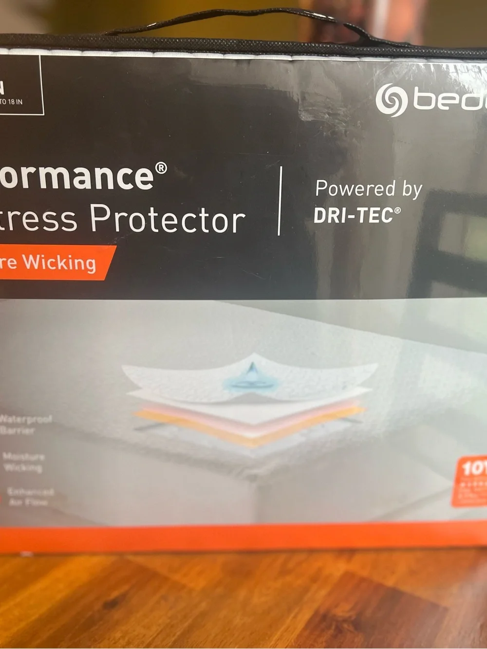Bedgear Performance Queen Mattress Protector - Moisture Wicking/ Waterproof